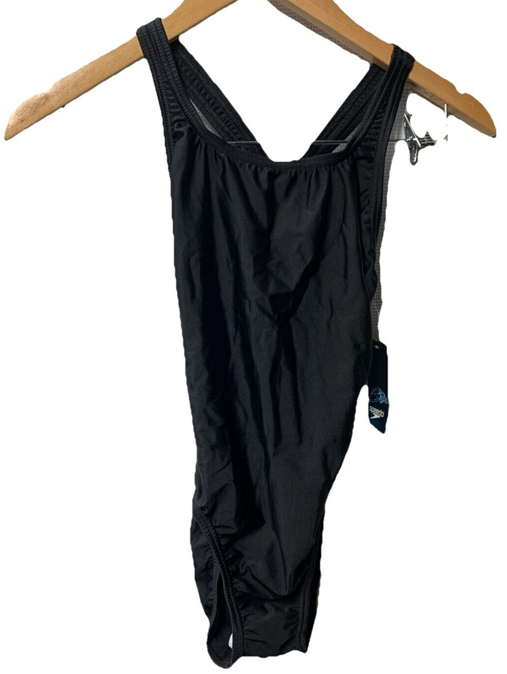 Speedo Women's One-Piece Swimsuit Eco Team Black Size 8/34 ProLT Super Pro Solid